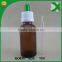 trade assurance wallet 30ml amber glass dropper bottle for eliquid oil