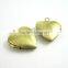 12mm raw brass tiny heart shape photo locket pendant charm DIY supplies 1130004