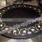 Black Stone Marble Inlaid Pietre Dure CofeeTable Top