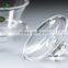 2016 Hot Selling Borosilicate Heat-resistant Gaiwan Mouth-blown Clean Glass Lid Tea Cup And Saucer Tea Set
