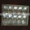 10 pc packs hot sale clear plastic macaron container