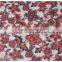 Newest design flowers water-soluble chemical lace embroidery fabric allover