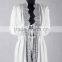 RB003 Delicate Lace Trim Sexy Kimono Robe for Women