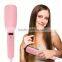 factory wholesale anion LCD electric brush that straightens hair