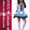 Top quality manufacturer lady's sexy maid picture costume