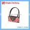 Fashion cosmetic woman handbag standard size cotton printed tote shopping bag