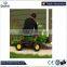 TC4501CSunnydaze Green Rolling Garden Cart with Steering Handle, Swivel Seat & Basket tool carts Rolling Garden Work Seat farm