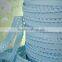 3/8 inch Light Blue Skinny Elastic with Rick Rack Scalloped for Headbands lingerie Single sided Elastic Picot Trim
