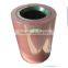 10" EPDM iron cast drum pink rice dehusking robber roller