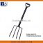 STEEL FORGED FORK SHOVEL WITH WOODEN HANDLE