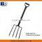 STEEL FORGED FORK SHOVEL WITH WOODEN HANDLE