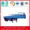 China factory 3 axle side wall semi trailer/ 40ft flatbed container trailer / bulk cargo trailer truck for sale