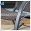 3Pc Wicker Rattan Rocking Chair And Round Coffee Table Set