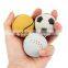 Sports ball solid pet color elastic rubber ball plain trumpet dog play 4.5cm
