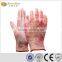 13 Gauge Nylon Printed PU Palm Coated Garden Gloves