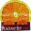 Beautiful Speial shape Table mat & coasters set,PP, Factory direct supplier