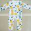Wholesale 100%cotton Allover Printed Baby Bodysuit , Baby Sleep-suite