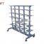 Wholesale fashion shoe round shoe store shelf football shoe rack
