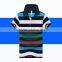 Wholesale Custom Polo T Shirt 2016 New Design Cotton Short Casual Striped Slim Contrast Color Men's Polo Shirt