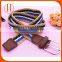2016 China factory wholesale woven belt elastic men canvas belts