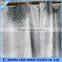 Silvery Gray Waterproof Polyester Nautical Shower Curtains For Bathroom