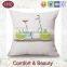 customize cheap linen printing cushion cover, wholesale decorative pillow covers