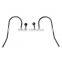 Copper Ear Wire Hooks Earring Findings U-shaped Gunmetal 20.0mm x 15.0mm