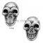 New Large Hole Stainless Steel Bead Skull Crossbones for Bracelet