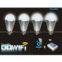 2.4G Remote control brightness and colour temperature Adjustable LED bulbs