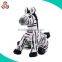 Customized Sitting Plush Zebra Stuffed Toy Animal With Your LOGO