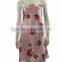 Women Sexy Silky Satin Floral Floral Chemise Sleepwear
