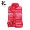 Wholesale Ultralight Women Winter Down Vest with stand collar