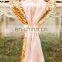 New Arrival Gold Sequins Wedding Chiffon Table Runner
