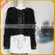 2015 new elegant women's short coats round collar design sheep lamb winter coats