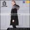 OEM deisign fur filled european style silver fox fur coat