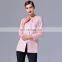 2017 spring new design women's jacket round neck long sleeves single line button slim fit overcoat lady's coat