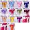 2015 Most Popular Items From Chinese Factory Organza Cheap Purple Ruffle Chair Sash