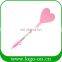 New design ad banner pen heart shaped promotion banner pen