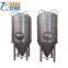 500L 600L 800L 1000L Stainless steel double wall industrial beer fermenters beer brewing equipment fermentation tank