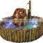 Indoor Fountain with Wooden basin for home or office use