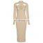 LAITE D2179 new arrivals fashion hollowing out o-neck women casual dresses ladies bodycon autumn casual dresses