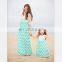 2019 women mommy and me maxi dresses baby girls lace zigzag chevron dress (this link for girls,1-8years)
