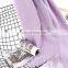 Wholesale Custom Soft Solid color Light Purple Throw Blanket For Sofa
