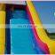 Tall funny for swimming pool sliding inflatable wet slide