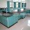 CE approved chemical resistant lab work table epoxy resin top lab bench with reagent shelf