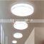 LED ceiling light round with golden circle indoor use