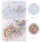2018 New 12 colors nail glitter kit Mix Shaped Mermaid Scale Effect Nail Art glitter paillette sparkling spangles