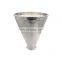 Customized stainless steel funnel Sanitary Concentric Reducer Packing Hopper with rolled ends