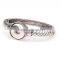 Wholesale snap button jewelry 316L Stainless steel bangle buttons on top