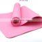 eco friendly anti slip anti tear 6MM double color tpe yoga mat manufacturer